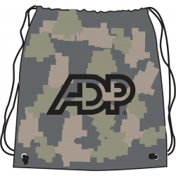 CAMO DRAWSTRING BACKPACK